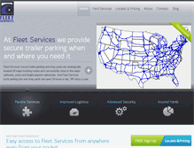 Tablet Screenshot of fleetservicesparking.com